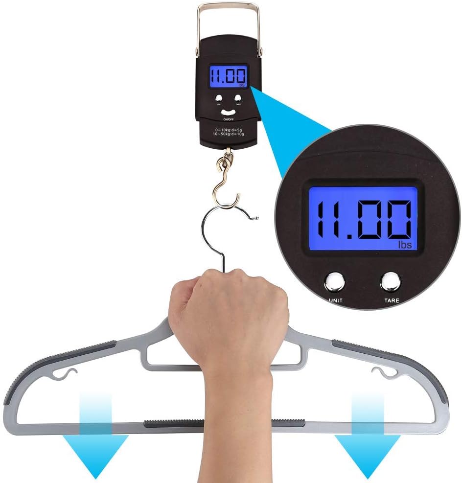 Plastic Hangers—Heavy-duty, wet-and-dry use hangers with non-slip pads