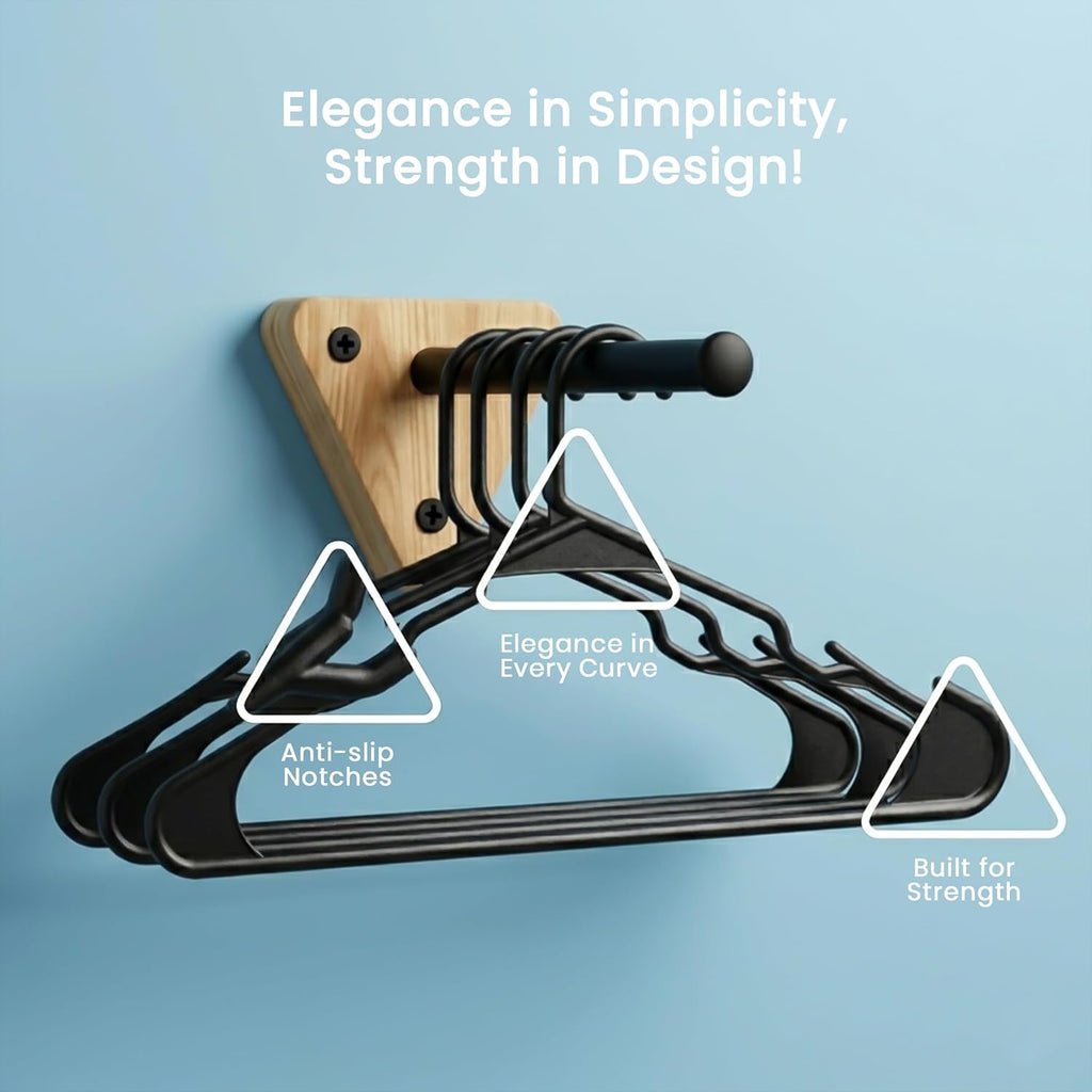 Plastic Hangers (Pack of 50) – Space-Saving Hangers