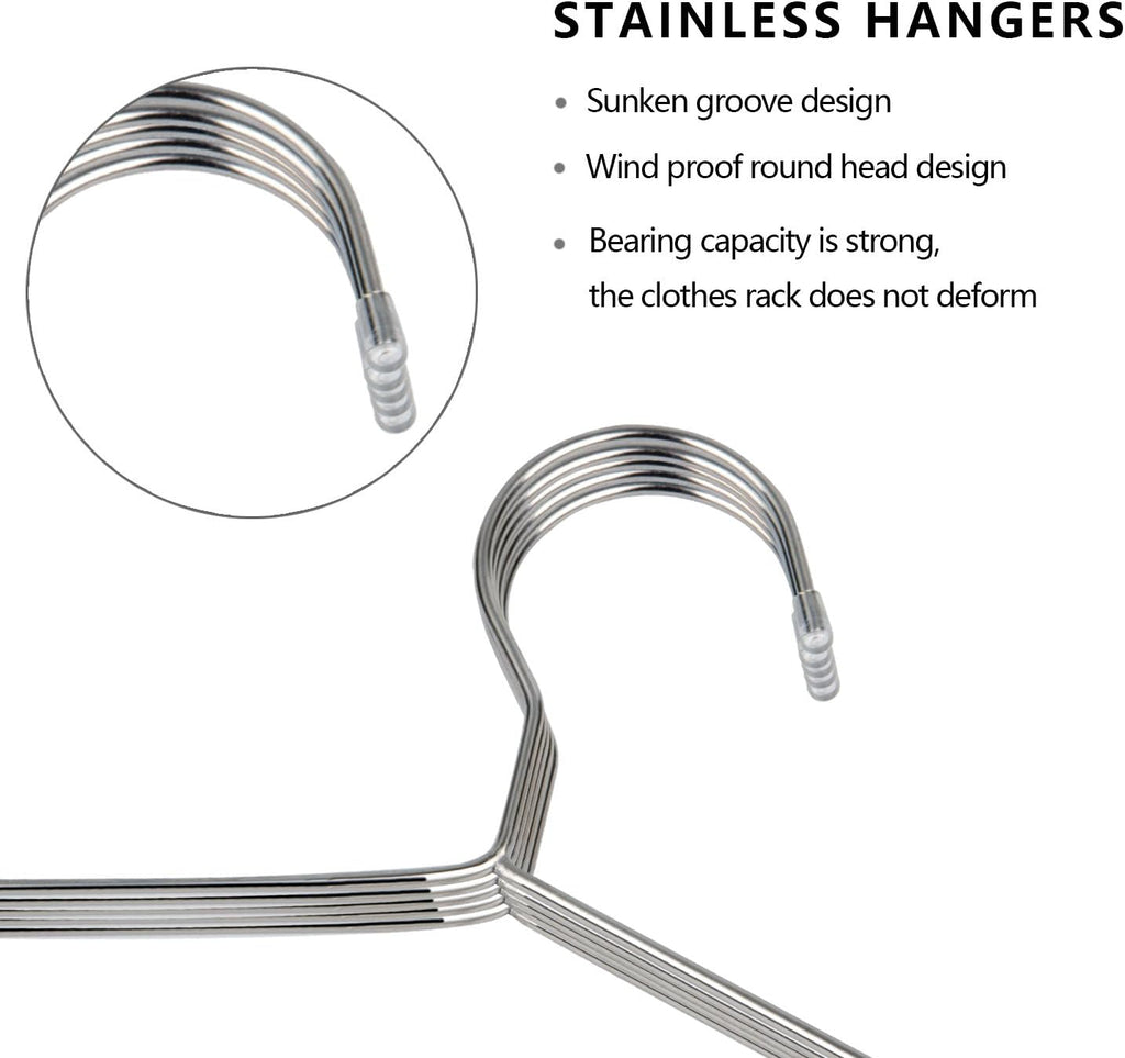 Metal Hangers—Sturdy and Durable Stainless Steel