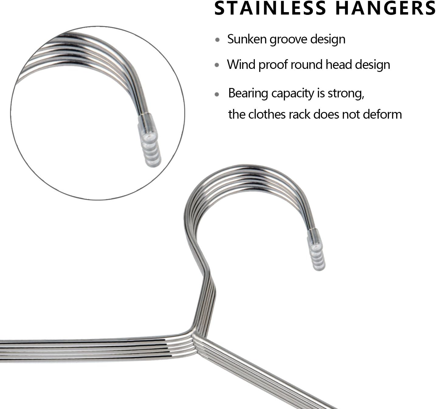 Metal Hangers—Sturdy and Durable Stainless Steel