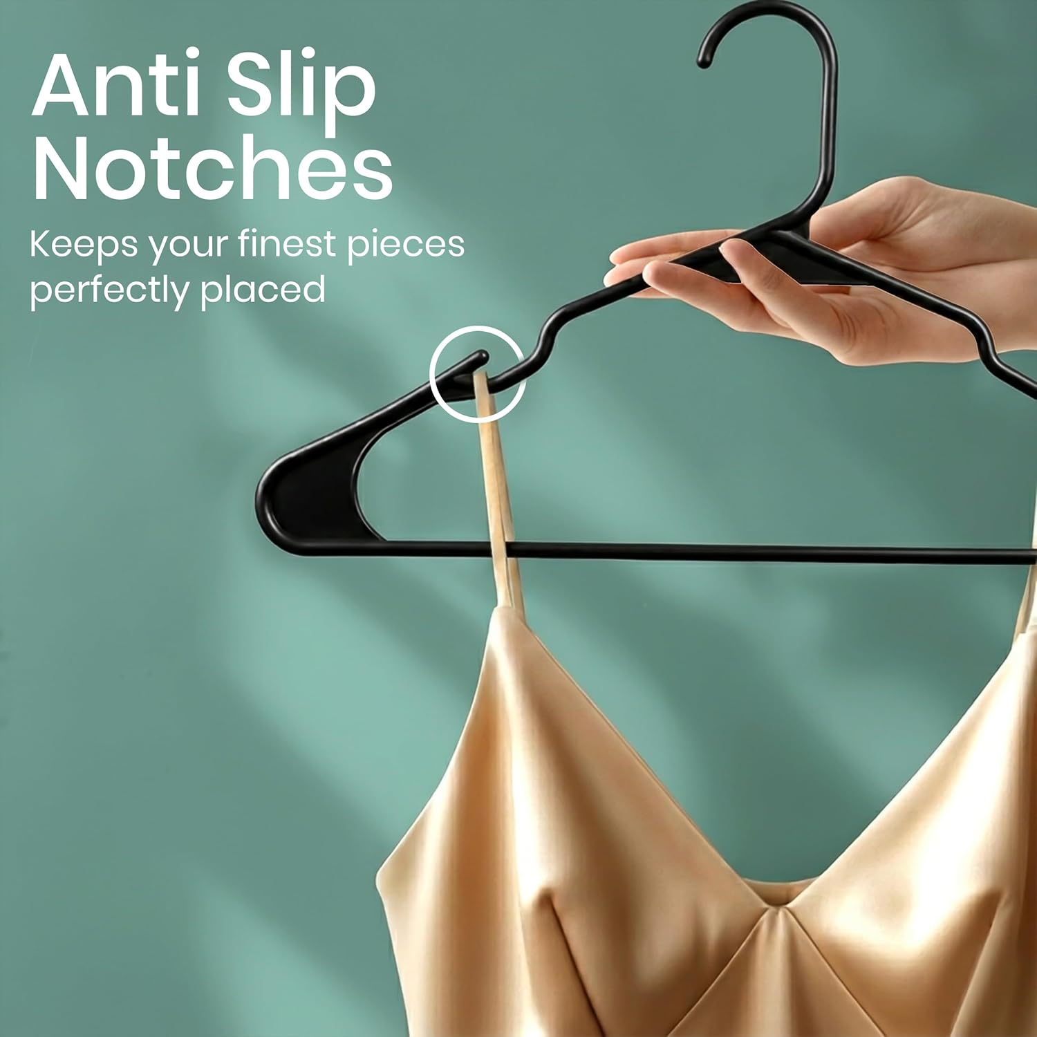 Plastic Hangers (Pack of 50) – Space-Saving Hangers