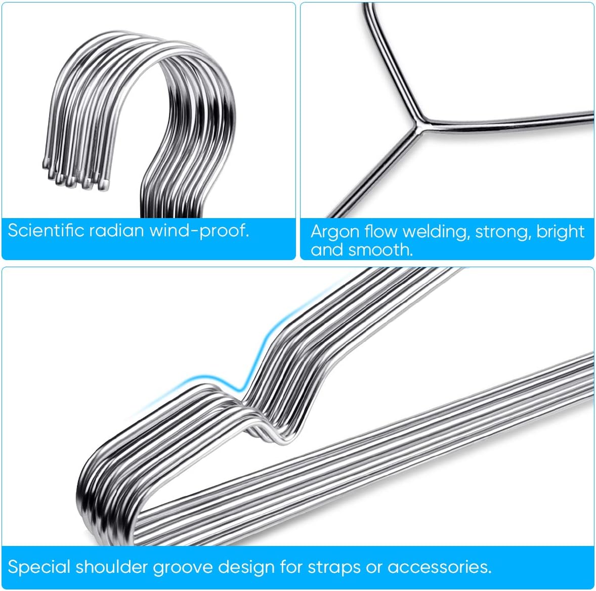 Metal Hangers—Sturdy and Durable Stainless Steel