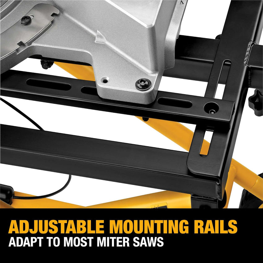 DEWALT Miter Saw Stand With Wheels (DWX726). Yellow