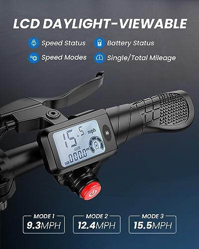 URBANMAX C1 Electric Scooter with Seat. 450W Powerful Motor up to 22 Miles Range
