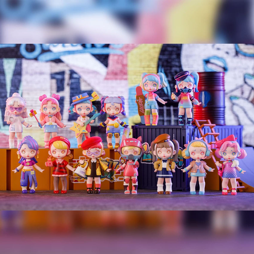 12-Pack Blind Box. Fashion Trendsetters Series Cute Blind Box Action Figures Popular Collectible Toys Birthday Halloween Christmas Gifts
